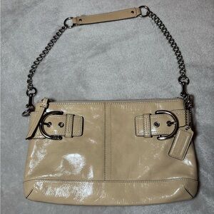 Vintage Coach Soho patent leather shoulder bag
